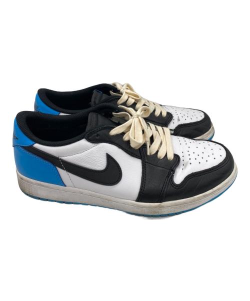 NIKE（ナイキ）NIKE (ナイキ) Air Jordan 1 Low OG ホワイト×ブラック×ブルー サイズ:27cmの古着・服飾アイテム