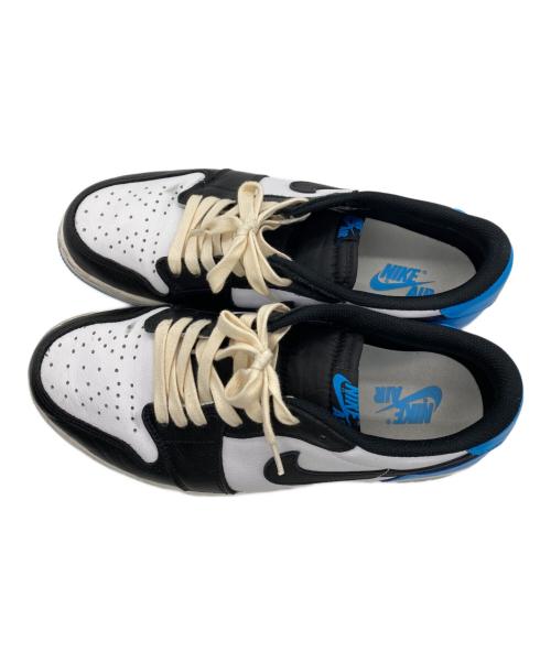 NIKE（ナイキ）NIKE (ナイキ) Air Jordan 1 Low OG ホワイト×ブラック×ブルー サイズ:27cmの古着・服飾アイテム