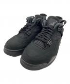 NIKEナイキ）の古着「Air Jordan 4 Retro OG」｜ブラック