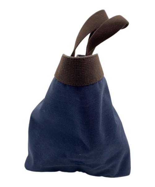 Herve Chapelier（エルベシャプリエ）Herve Chapelier (エルベシャプリエ) ハンドバッグ ネイビーの古着・服飾アイテム