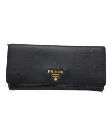 PRADA（プラダ）の古着「長財布」｜ブラック