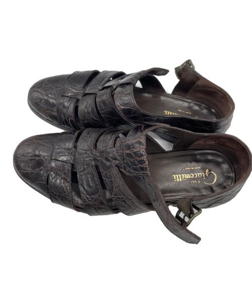 F.LLI Giacometti（フラテッリ ジャコメッティ）F.LLI Giacometti (フラテッリ ジャコメッティ) グルカサンダル ブラウン サイズ:26cmの古着・服飾アイテム