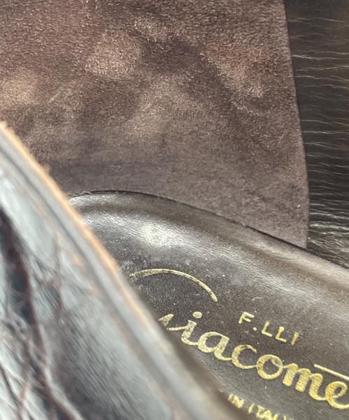 F.LLI Giacometti（フラテッリ ジャコメッティ）F.LLI Giacometti (フラテッリ ジャコメッティ) グルカサンダル ブラウン サイズ:26cmの古着・服飾アイテム
