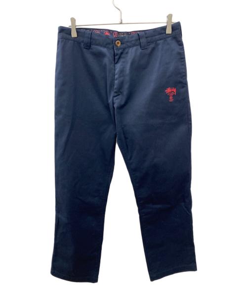 stussy（ステューシー）stussy (ステューシー) ワークパンツ ネイビー サイズ:SIZE 86の古着・服飾アイテム