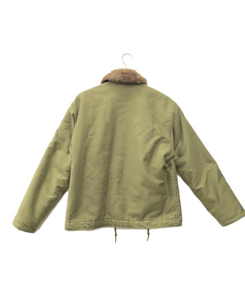 HOUSTON（ヒューストン）HOUSTON (ヒューストン) N-1デッキジャケット オリーブ サイズ:40の古着・服飾アイテム