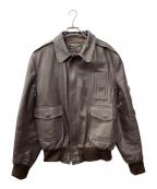 wested leather co.ウェステッド・レザー・カンパニー）の古着「レザージャケット」｜ブラウン