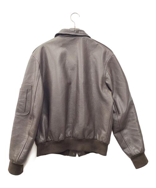 wested leather co.（ウェステッド・レザー・カンパニー）wested leather co. (ウェステッド・レザー・カンパニー) レザージャケット ブラウン サイズ:38の古着・服飾アイテム