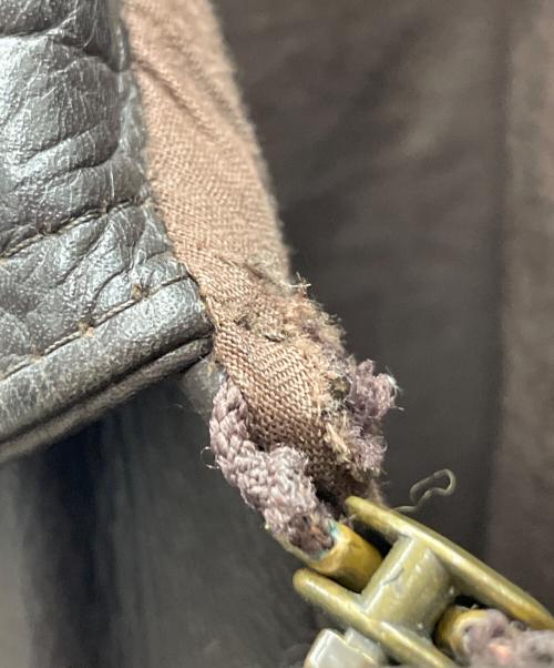 wested leather co.（ウェステッド・レザー・カンパニー）wested leather co. (ウェステッド・レザー・カンパニー) レザージャケット ブラウン サイズ:38の古着・服飾アイテム