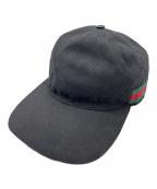 GUCCIグッチ）の古着「キャップ」｜ブラック