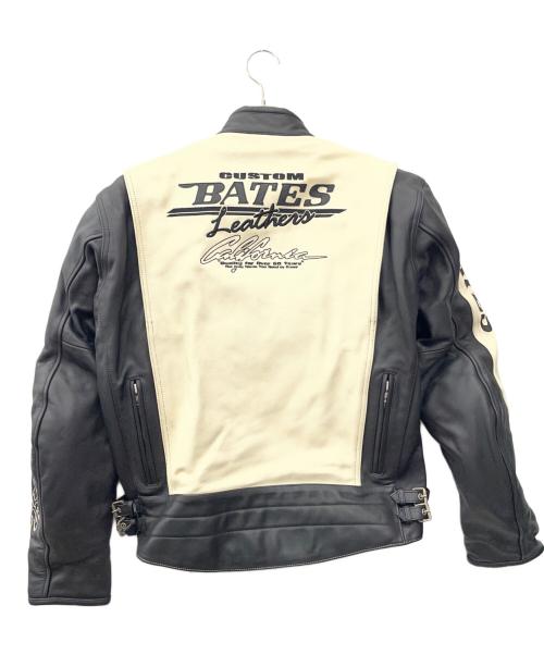 BATES（ベイツ）BATES (ベイツ) レーシングジャケット ブラック×ベージュ サイズ:Lの古着・服飾アイテム