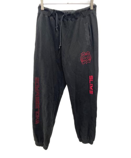 ENDLESSMADE（エンドレスメイド）ENDLESSMADE (エンドレスメイド) スウェットパンツ ブラック×レッド サイズ:XLの古着・服飾アイテム