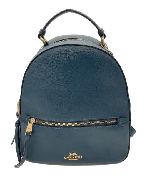 COACH（コーチ）COACH (コーチ) ジョーディン バックパック ネイビー×ゴールドの古着・服飾アイテム