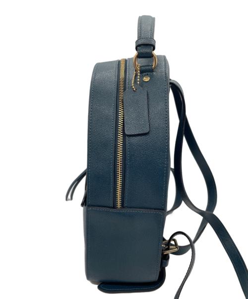 COACH（コーチ）COACH (コーチ) ジョーディン バックパック ネイビー×ゴールドの古着・服飾アイテム
