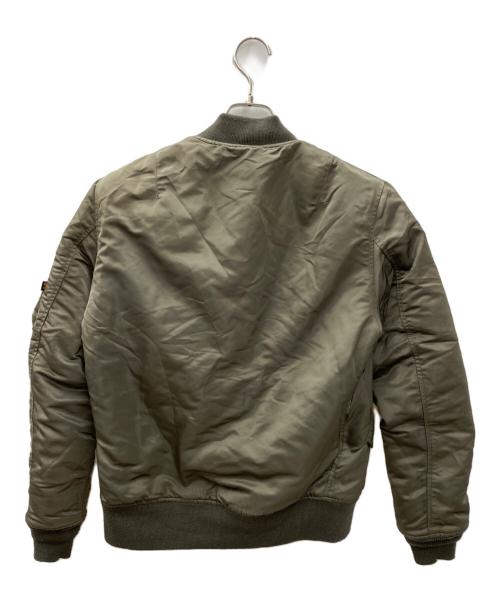 ALPHA（アルファ）ALPHA (アルファ) フライトジャケット オリーブ サイズ:Ｍの古着・服飾アイテム