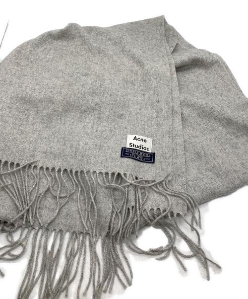 Acne studios（アクネ ストゥディオズ）Acne studios (アクネ ストゥディオズ) マフラー グレーの古着・服飾アイテム