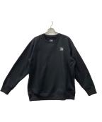 THE NORTH FACEザ ノース フェイス）の古着「Square Logo Crew」｜ブラック