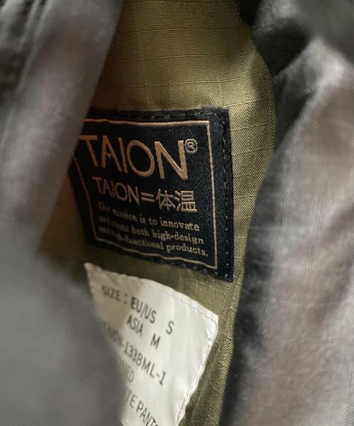 TAION（タイオン）TAION (タイオン) キルティングダウンパンツ ブラック サイズ:Ｍの古着・服飾アイテム
