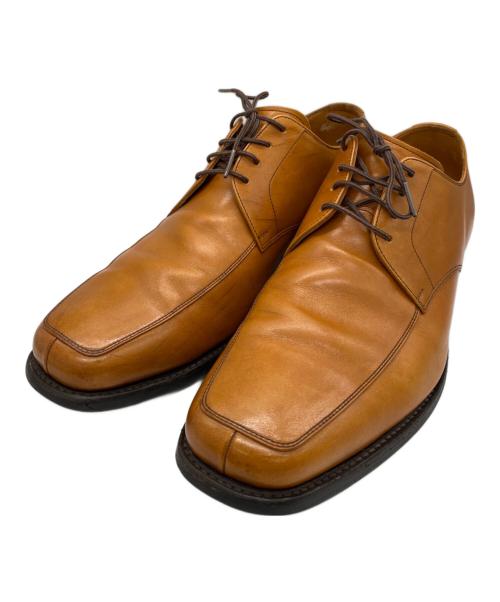 SCOTCH GRAIN（スコッチグレイン）SCOTCH GRAIN (スコッチグレイン) Uチップシューズ ブラウン サイズ:25.5cmの古着・服飾アイテム