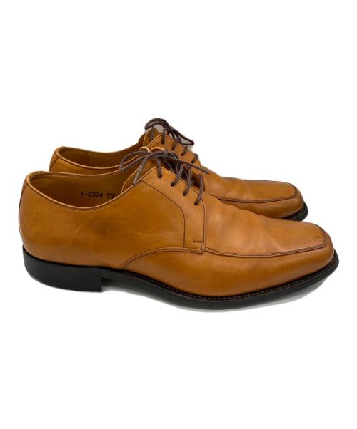 SCOTCH GRAIN（スコッチグレイン）SCOTCH GRAIN (スコッチグレイン) Uチップシューズ ブラウン サイズ:25.5cmの古着・服飾アイテム