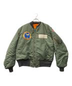 BUZZ RICKSON'S×PEANUTSバズリクソンズ×ピーナッツ）の古着「フライトジャケット」｜オリーブ