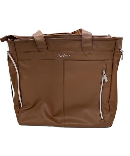 Titleist（タイトリスト）Titleist (タイトリスト) Mercedes Benz (メルセデスベンツ) トートバッグ ブラウンの古着・服飾アイテム