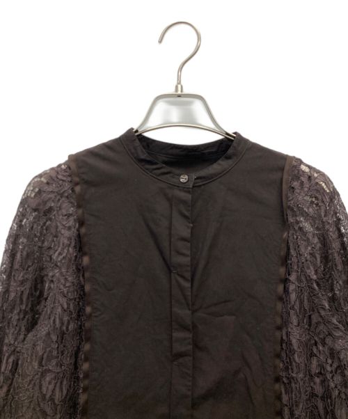 anuans（アニュアンス）anuans (アニュアンス) レースワンピース ブラウン サイズ:SIZE Fの古着・服飾アイテム