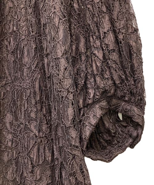 anuans（アニュアンス）anuans (アニュアンス) レースワンピース ブラウン サイズ:SIZE Fの古着・服飾アイテム