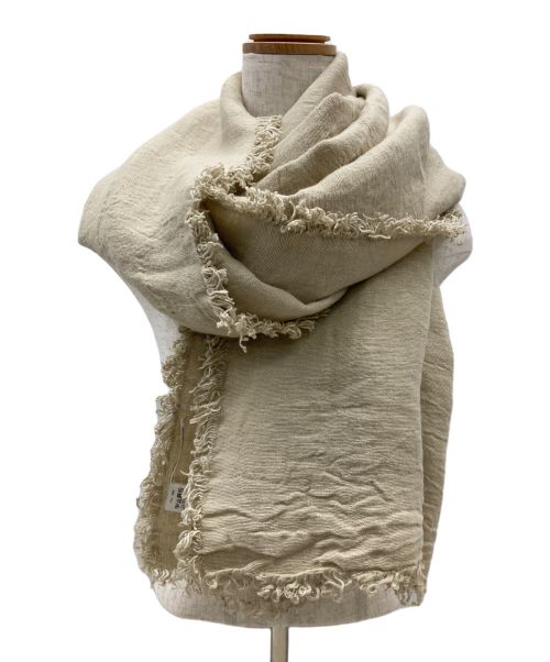 ASAUCE MELER（アソースメレ）ASAUCE MELER (アソースメレ) ピュアリネンガーゼストールの古着・服飾アイテム