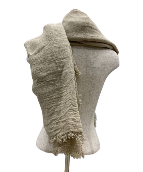 ASAUCE MELER（アソースメレ）ASAUCE MELER (アソースメレ) ピュアリネンガーゼストールの古着・服飾アイテム