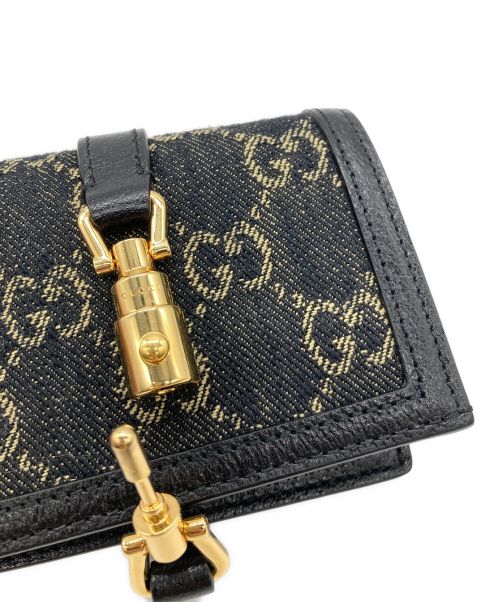 GUCCI（グッチ）GUCCI (グッチ) コンパクトウォレット インディゴの古着・服飾アイテム