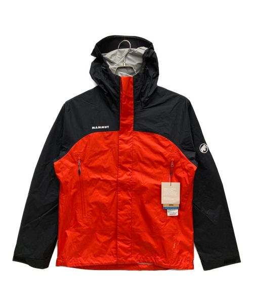 MAMMUT（マムート）MAMMUT (マムート) Microlayer 2.0 HS Hooded Jacket AF Men オレンジ×ブラック サイズ:USA　M 未使用品の古着・服飾アイテム