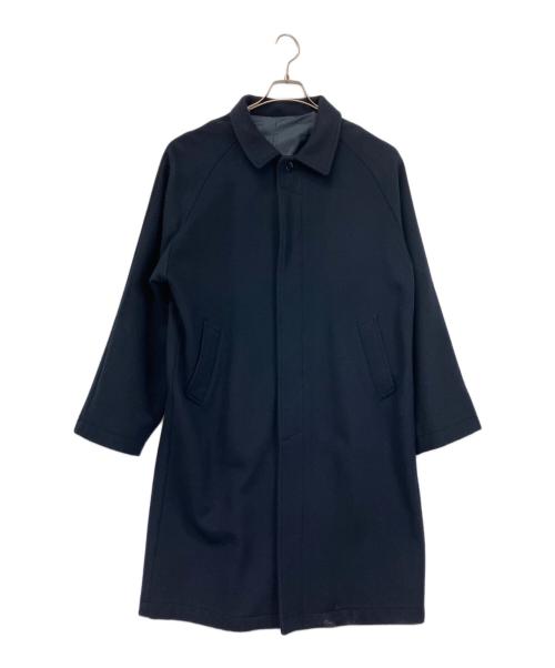 ESTIVANT（エスティバン）ESTIVANT (エスティバン) ウールコート Safari LOUNGE限定 ネイビー サイズ:Lの古着・服飾アイテム