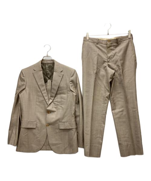 40CT525（40CT525 by タケオキクチ）40CT525 (40CT525 by タケオキクチ) 2Bスーツ ベージュ サイズ:46の古着・服飾アイテム