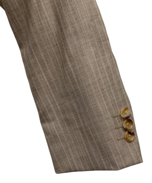 40CT525（40CT525 by タケオキクチ）40CT525 (40CT525 by タケオキクチ) 2Bスーツ ベージュ サイズ:46の古着・服飾アイテム
