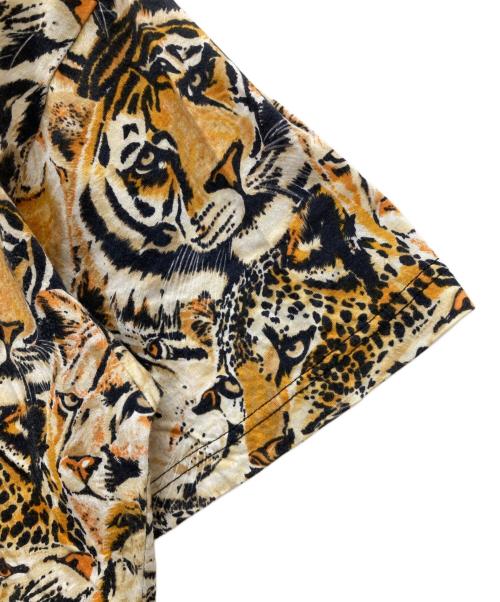 KENZO JEANS（ケンゾージーンズ）KENZO JEANS (ケンゾージーンズ) 北斎タグ 90S　Ｔシャツ オレンジ×ホワイト サイズ:FREEの古着・服飾アイテム