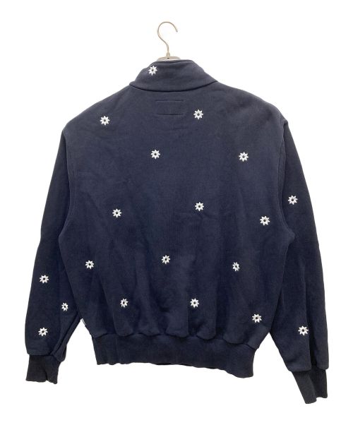 KEBOZ（ケボズ）KEBOZ (ケボズ) ハーフジップスウェット ネイビー サイズ:Lの古着・服飾アイテム