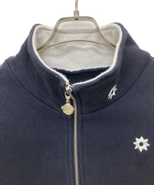 KEBOZ（ケボズ）KEBOZ (ケボズ) ハーフジップスウェット ネイビー サイズ:Lの古着・服飾アイテム