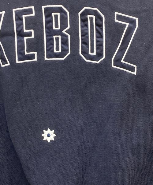 KEBOZ（ケボズ）KEBOZ (ケボズ) ハーフジップスウェット ネイビー サイズ:Lの古着・服飾アイテム