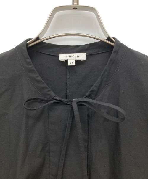 ENFOLD（エンフォルド）ENFOLD (エンフォルド) A-LINE DRESS ブラック サイズ:36の古着・服飾アイテム