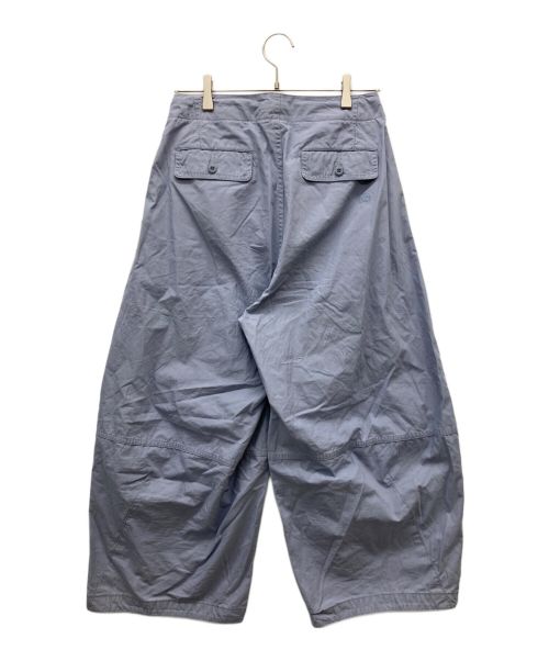 DRAWER（ドゥロワー）DRAWER (ドゥロワー) コットンバイオワイドパンツ スカイブルー サイズ:34の古着・服飾アイテム
