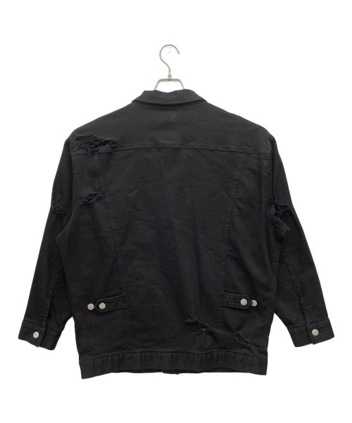 SWITCHBLADE（スイッチブレード）SWITCHBLADE (スイッチブレード) DAMAGE DENIM JK ブラック サイズ:Sの古着・服飾アイテム