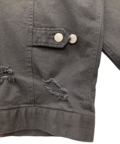 SWITCHBLADE（スイッチブレード）SWITCHBLADE (スイッチブレード) DAMAGE DENIM JK ブラック サイズ:Sの古着・服飾アイテム