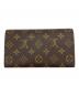 LOUIS VUITTON (ルイ ヴィトン) モノグラム ポルトフォイユ サラ：23000円