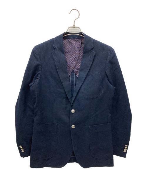 HUGO BOSS（ヒューゴ ボス）HUGO BOSS (ヒューゴ ボス) テーラードジャケット ネイビー サイズ:SIZE 46の古着・服飾アイテム