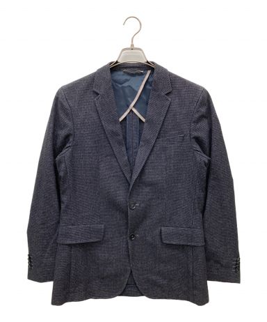 未使用　HUGO BOSS テーラードジャケット ウール混紡　秋冬 古着 ヒューゴボス HUGO BOSS ストライプ柄 ウールテーラード