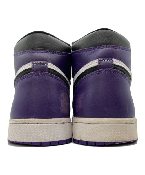 NIKE（ナイキ）NIKE (ナイキ) AIR JORDAN 1 RETRO HIGH OG ホワイト×パープル サイズ:28.0㎝の古着・服飾アイテム