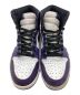中古・古着 NIKE (ナイキ) AIR JORDAN 1 RETRO HIGH OG ホワイト×パープル サイズ:28.0㎝：11000円