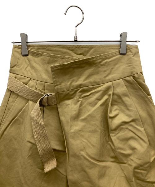 CLANE（クラネ）CLANE (クラネ) アシンメトリーワークパンツ ベージュ サイズ:SIZE　1 未使用品の古着・服飾アイテム