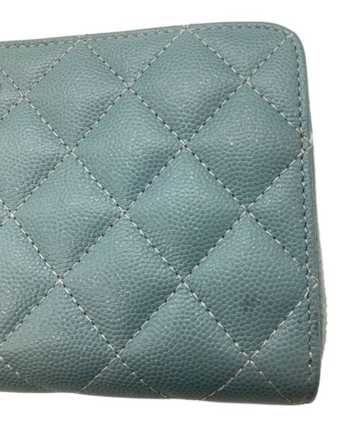 CHANEL（シャネル）CHANEL (シャネル) マトラッセ キャビアスキン スカイブルーの古着・服飾アイテム