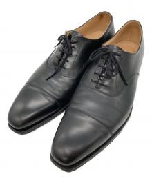 Crockett & Jones（クロケット＆ジョーンズ）の古着「ストレートチップシューズ」｜ブラック